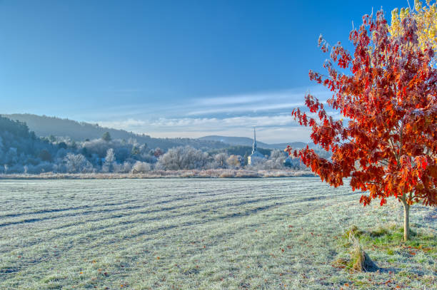 istock Stowe Community Church on a cold autumn morning 1422899968