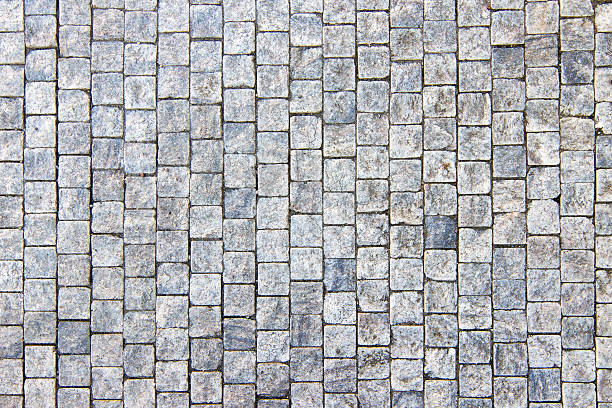 Granite cobblestoned pavement background Granite cobblestoned pavement background cobblestone photos stock pictures, royalty-free photos & images