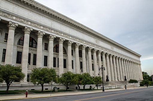 United States Treasury Department building in Washington, DC