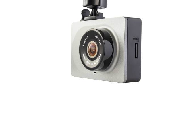 istock Car CCTV camera video recorder isolated on white background 1422912310