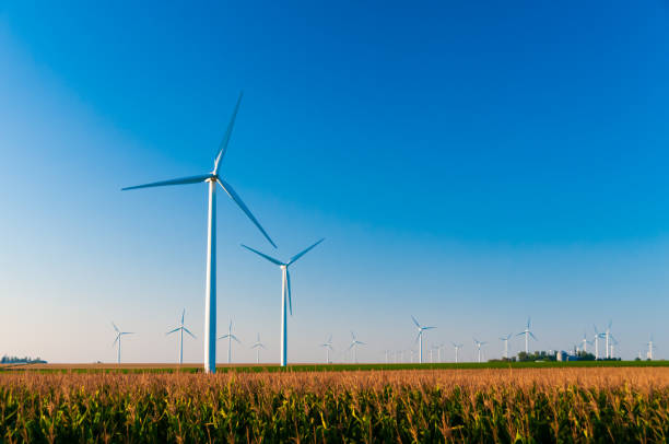 istock Large wind turbines in the midwest 1422917690