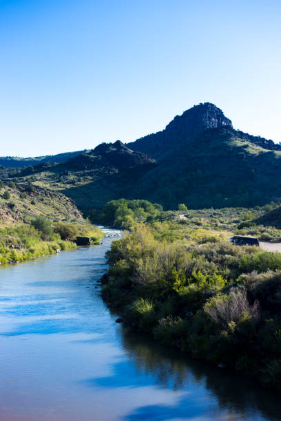 istock Taos, NM: Sunlit Rio Grande Looking Toward Taos 1422928315