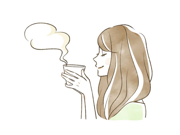 2,400点を超えるお茶 飲む 女性のイラスト素材、ロイヤリティフリーのベクター素材グラフィックスとクリップアート - iStock | ペットボトル 女性