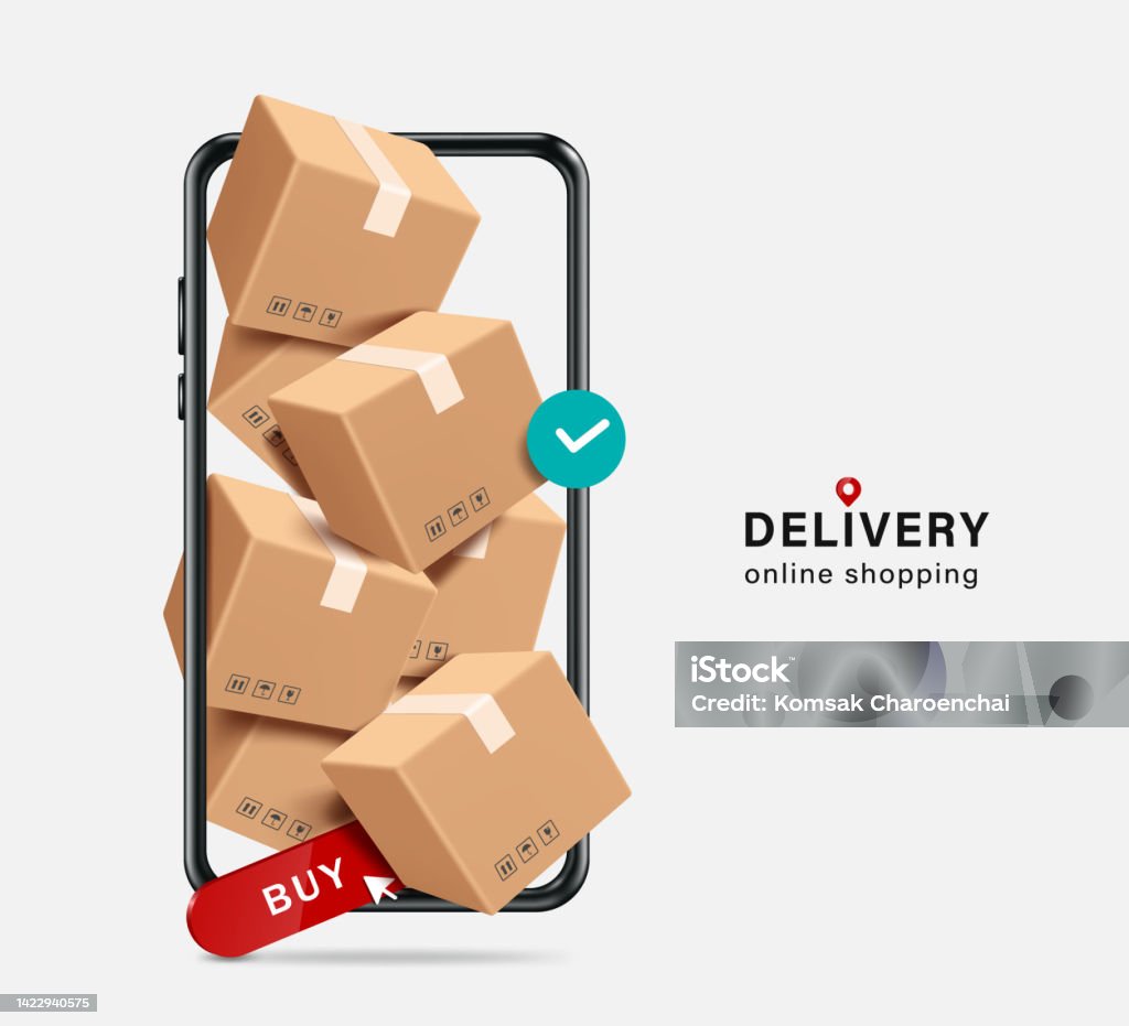 Packed Android Phone Multiple Parcel Boxes Were Packed Tightly Inside Smartphone Stock ...