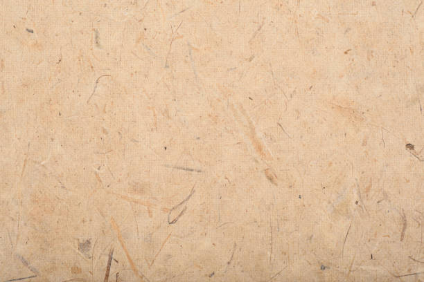 istock Brown mulberry paper texture background 1422951365