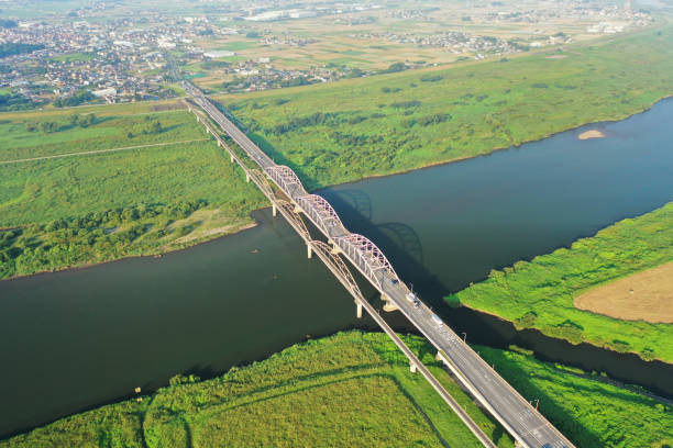 istock Tosuibashi over the Tone River 1422957014