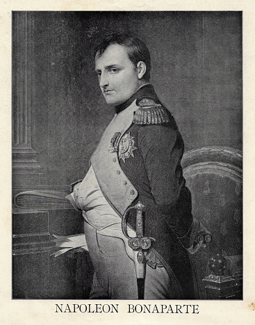 Napoleon Bonaparte engraving 1891 - Napoleon: From Corsica to St. Helena, by John L. Stoddard