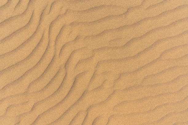 текстура песчаных дюн на фоне пустыни - sandy brown стоковые фото и изображения