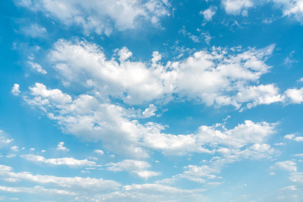 istock Beautiful clouds in the blue sky 1422970058