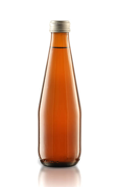 Glass of beer, bottle and car keys.