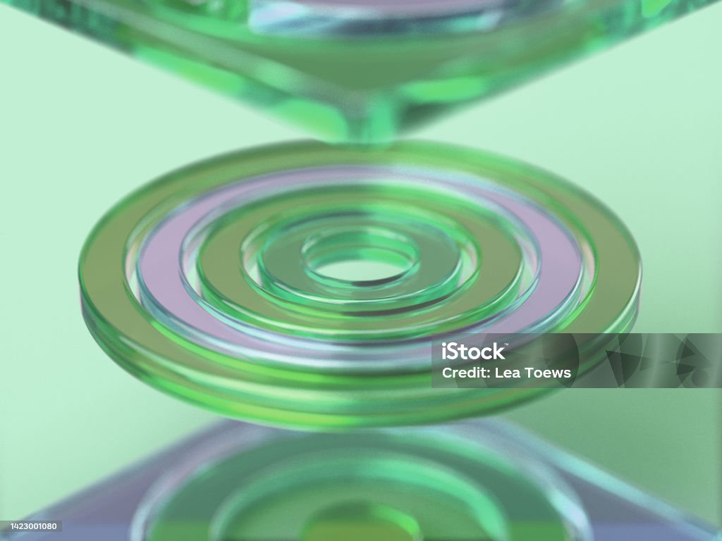 Transparent Object Model 3d Rendered Illustration Of Transparent Objects Composition With Glass ...