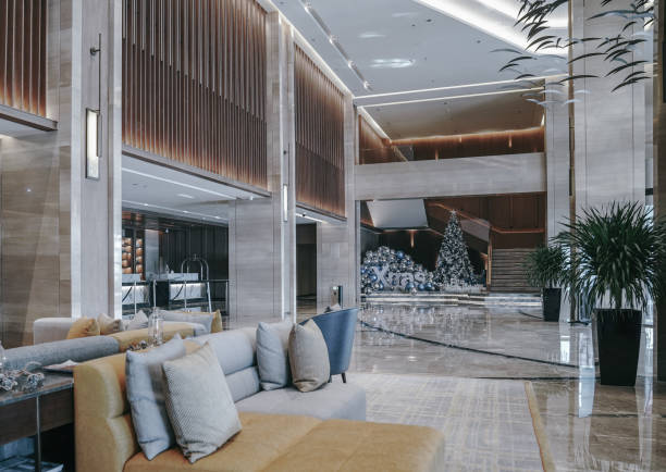 istock Luxury hotel lobby 1423001121