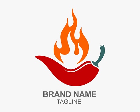 Hot Chili logo designs concept vector