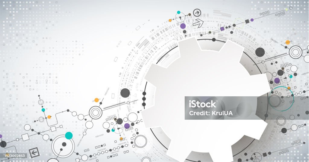 Abstract Digital Communication Abstract Color Digital Communication Technology Background Vector ...