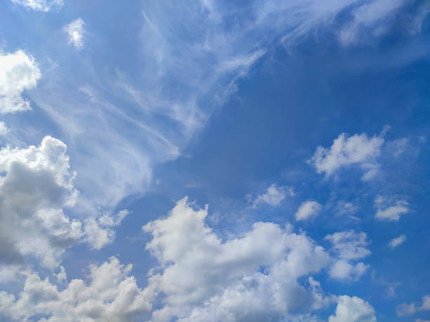 istock Natural background of clouds and the blue sky. 1423004637