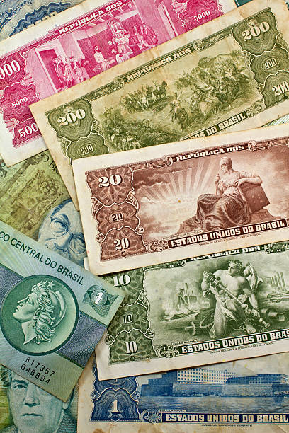 istock Old Brazilian Money 142300773