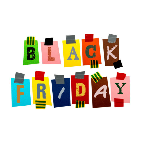 istock Black Friday. Business concept. Colored letters on a white background 1423014046