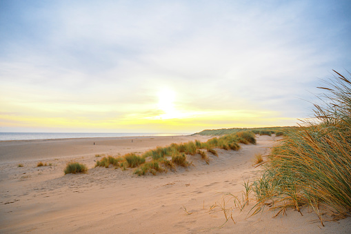 Aberdeen, Scotland beach dunes