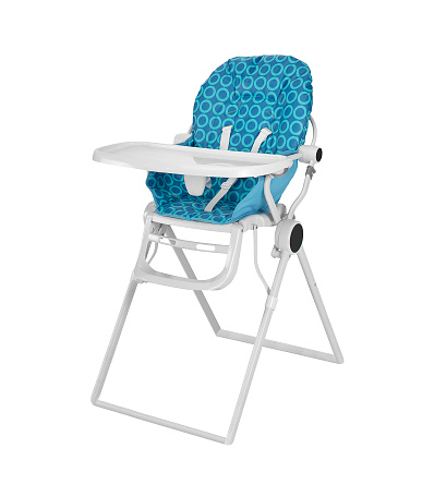 Baby High Chair isolated on white background