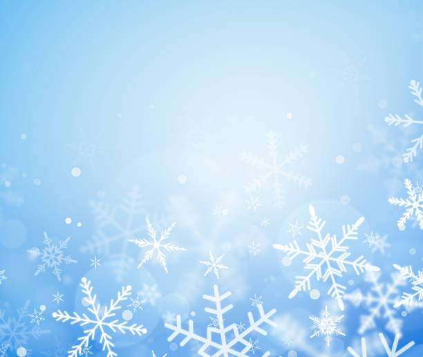 istock snowflakes on a light blue background 1423031760