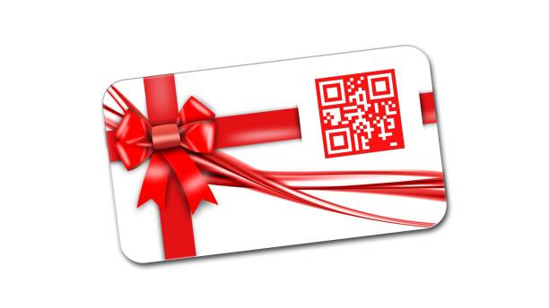 istock QR code on voucher card with red ribbon and bow isolated on white background with shadow minimal concept 1423034404