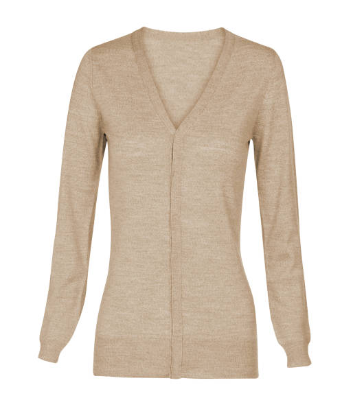 istock beige cardigan isolated on a white 1423035920