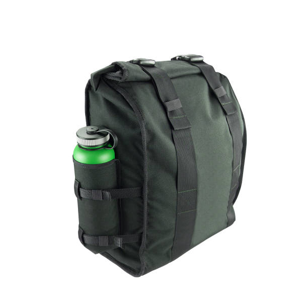 istock Bag and bottle on a white background 1423043939