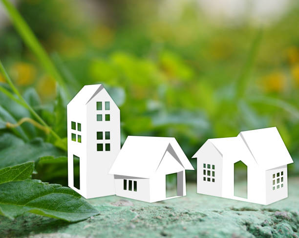 istock Eco friendly building architecture concept stock image 1423048743