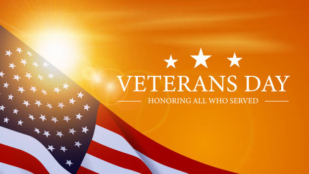 Veterans Day USA vector art illustration