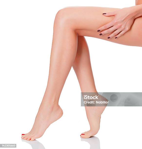 No Cellulite Stock Photo - Download Image Now - Adult, Barefoot, Beautiful People