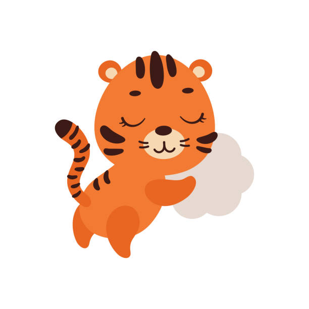 Ilustración de Lindo Pequeño Tigre Durmiendo En La Nube Personaje De Dibujos Animados Para Niños Camiseta Decoración De Guardería Baby Shower Tarjetas De Felicitación Invitaciones Interior De La Casa Ilustración Vectorial De Ilustración de Lindo Pequeño Tigre Durmiendo En La Nube Personaje De Dibujos Animados Para Niños Camiseta Decoración De Guardería Baby Shower Tarjetas De Felicitación Invitaciones Interior De La Casa Ilustración Vectorial De