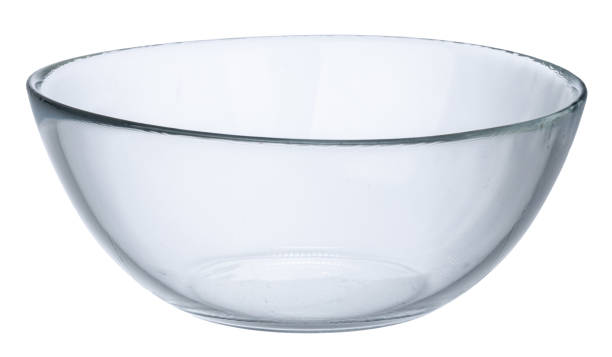istock Empty glass bowl isolated on white background 1423063020