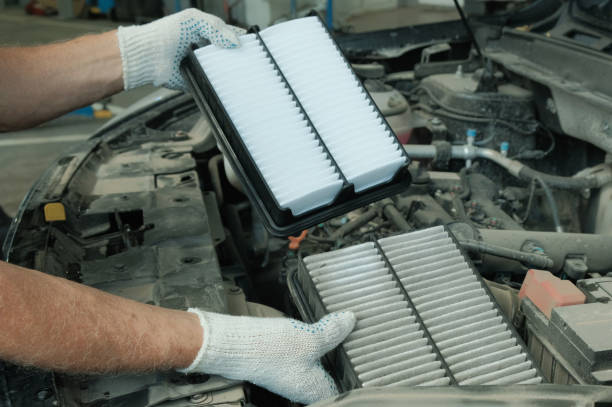 istock Car maintenance in a car service center. 1423077067