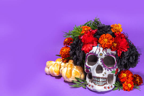 istock Day of the Dead background 1423086686