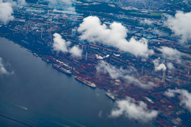 istock Harbor of industrial city 1423089022