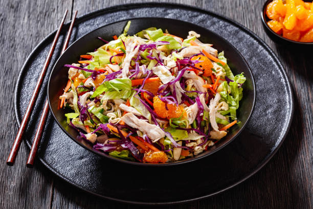 istock Chinese Chicken Salad with mandarins and veggies 1423089609