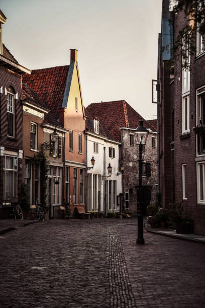 istock Narrow Old Houses In Deventer, The Netherlands 1423101855