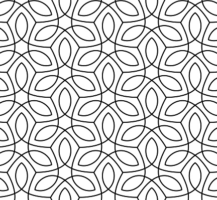 Elegant seamless pattern. Luxury geometric abstract background. Vector illustration.