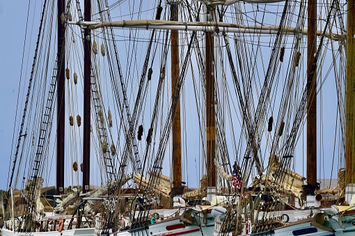 Rigging and masts