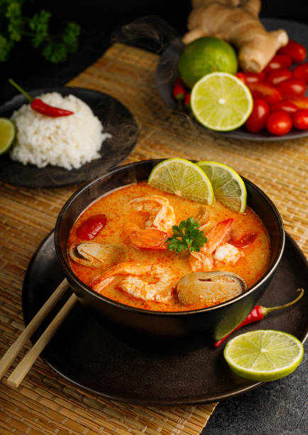 istock Tom Yum kung Spicy Thai soup 1423123888