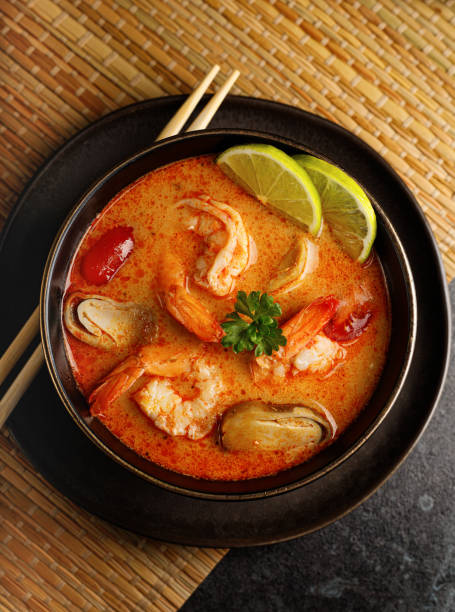 istock Tom Yum kung Spicy Thai soup 1423123889