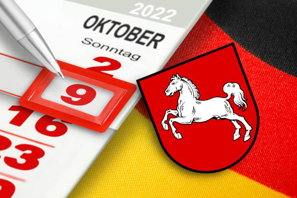 istock German calendar 2022  October 9   Sunday 1423129714