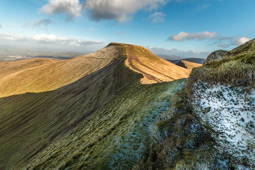 Pen Y Fan . The highest mountain in the Brecon Beacons.