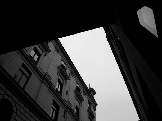 istock Low angle view of old buildings 1423149642