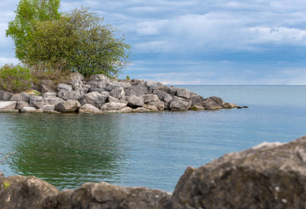 istock Large rocks at Lake Ontario 1423151755