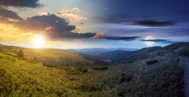 istock panoramic view in to the chornohora ridge valley at twilight 1423154725