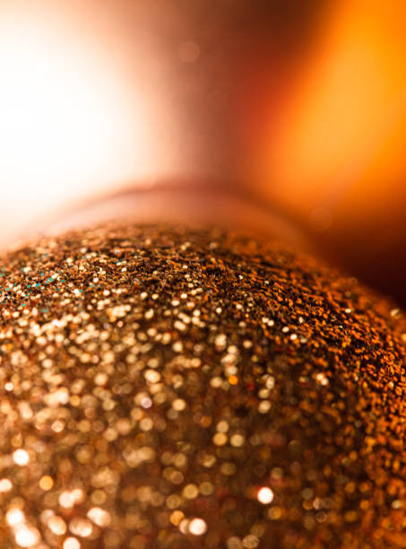 Golden colored sparkle shimmer background- Christmas theme