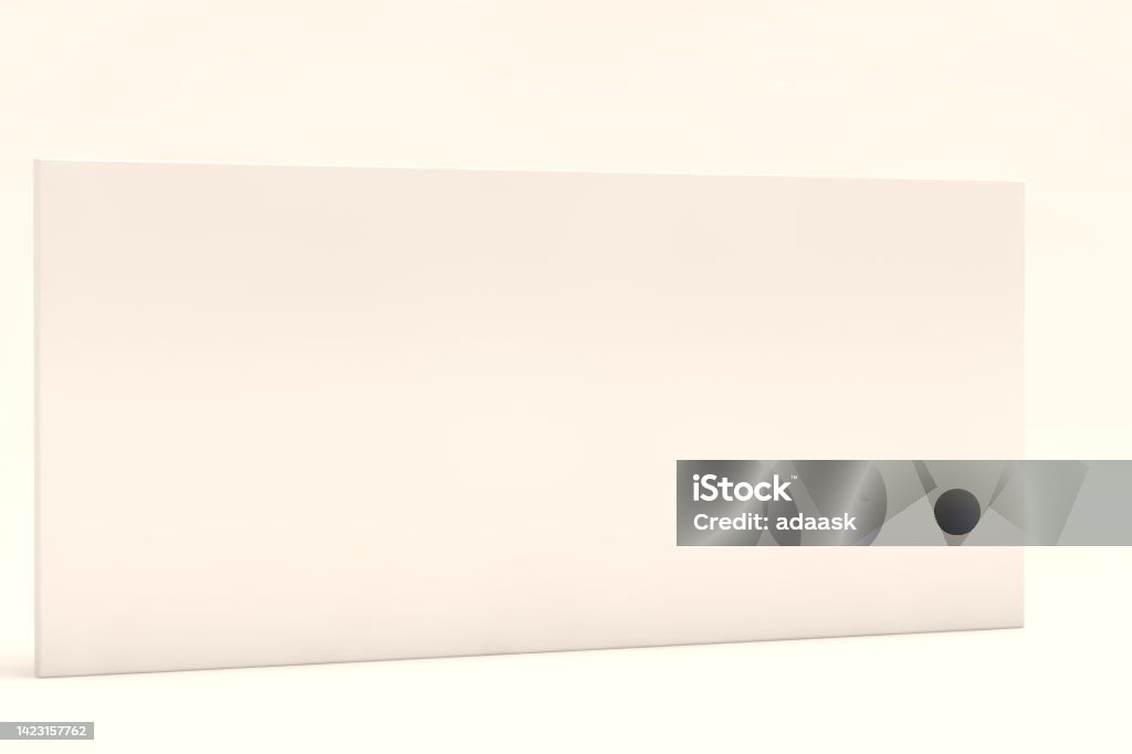 Empty Geometry White Empty Geometric Shape 3d Blank Template Stock Photo - Download ...