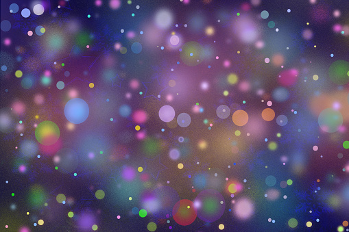 Abstract colorful bokeh background.