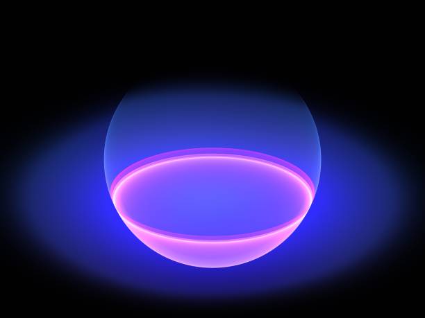 Abstract modern background on the topic of science and modern digital technologies